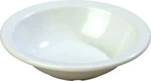 Carlisle FoodService Products Kingline Reusable Plastic Bowl Grapefruit Bowl for Home and Restaurant, Melamine, 10 Ounces, White, (Pack of 48)