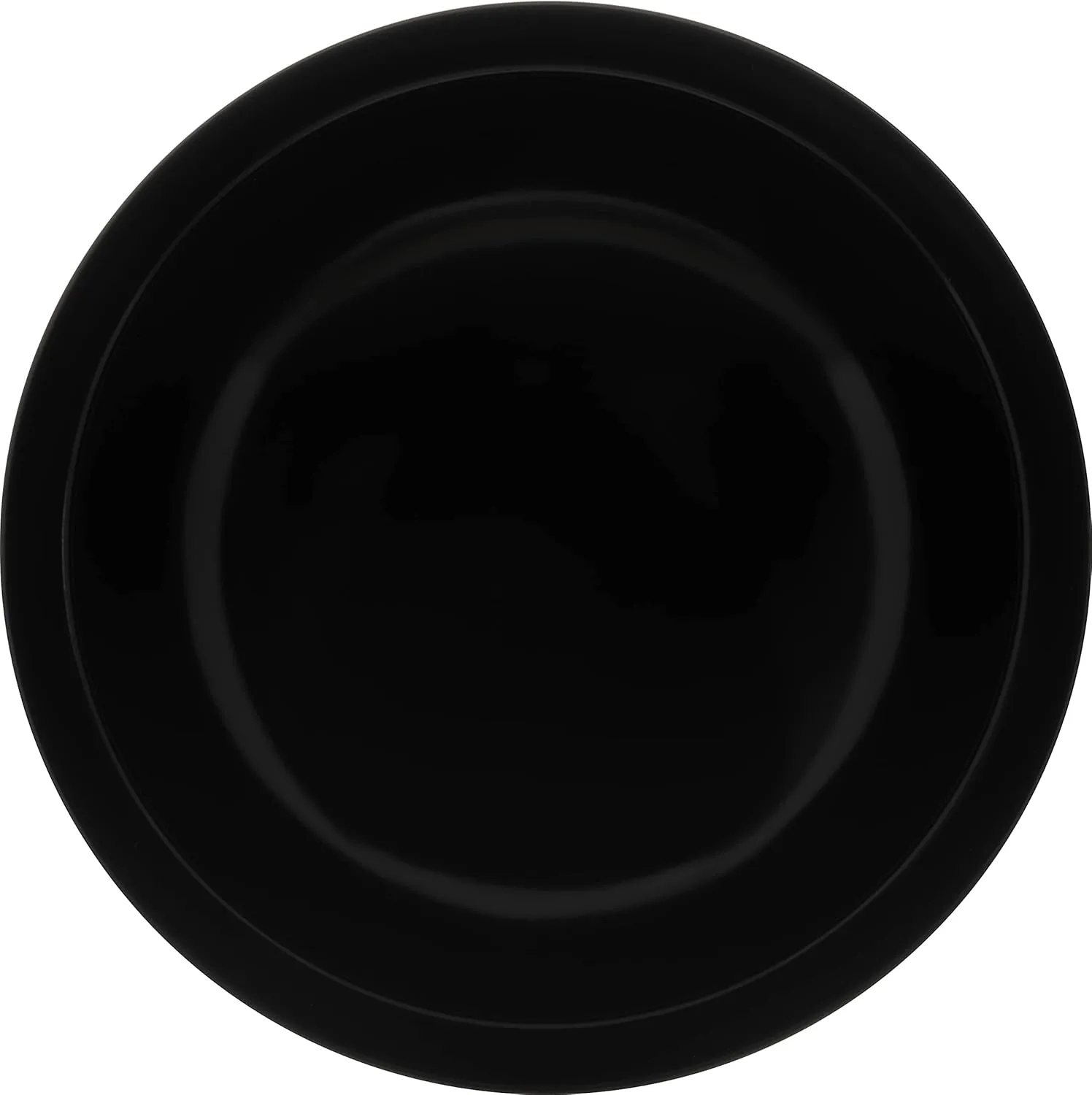 Carlisle FoodService Products Kingline Reusable Plastic Bowl Nappie Bowl for Home and Restaurant, Melamine, 10 Ounces, Black, (Pack of 48)