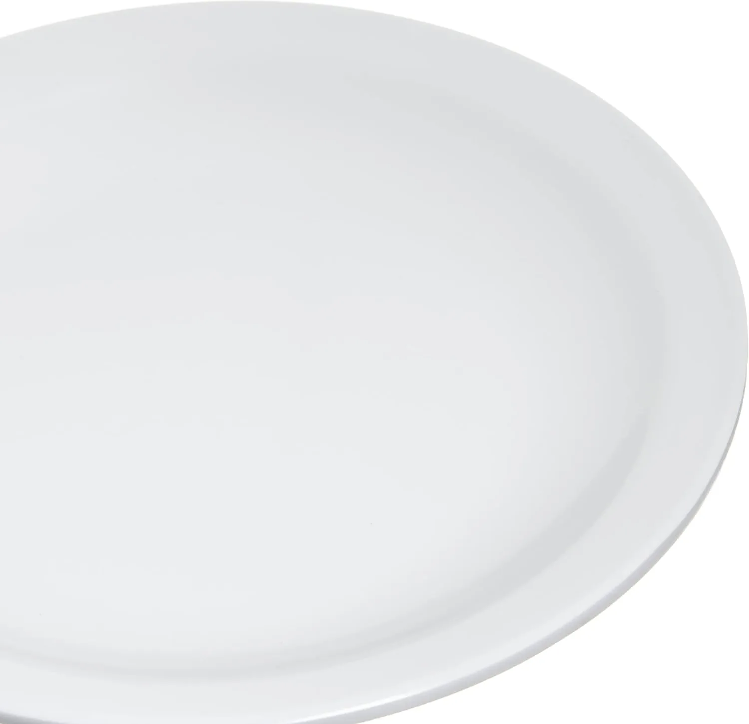 Carlisle FoodService Products Kingline Reusable Plastic Plate Appetizer Plate for Home and Restaurant, Melamine, 5.5 Inches, White, (Pack of 48)
