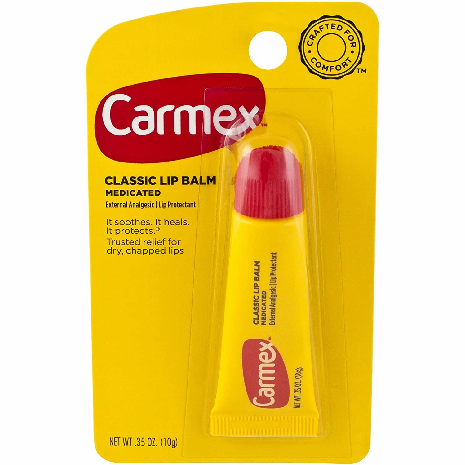 Carmex Classic Lip Balm Medicated 0.35 oz (Pack of 8)