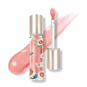 Catkin Lip Plumper Gloss, Tinted Lip Serum with Hyaluronic Acid & Jojoba Oil, Non-sticky Volumizing Hydrating Formula for a High Shine Maximum 3D Look, Plump & Soft Lips 0.12 Fl Oz - C03 Coral Pearl