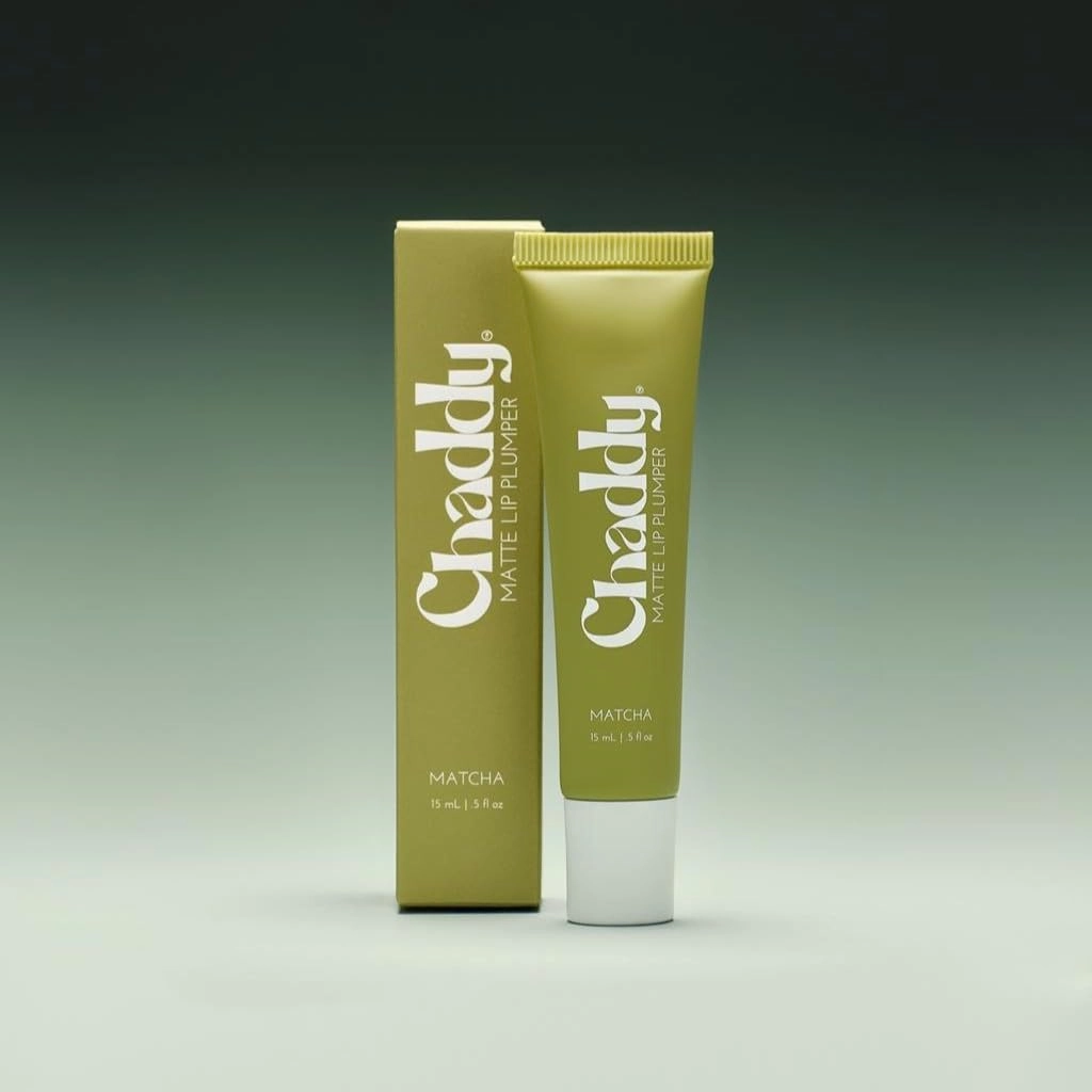 Chaddy Matte Lip Plumper - Hydrating Lip Plumper with Hyaluronic Acid | Plumping Lip, Natural Lip Care and Enhancer - 0.5 fl.oz (Matcha)