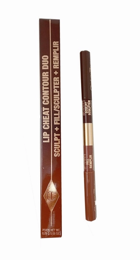 CHARLOTTE TILBURY Lip Cheat Contour Duo Lip Liner Sculpt   Fill - Tan (.02 Oz)