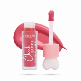 Cheek Bloom Liquid Blusher & Lip Gloss | Highly Pigmented | Long-lasting | Buildable & Blendable | All Skin Types (Rosy Cheeks)