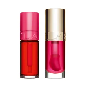 Clarins Lip Comfort Oil | Hydrating, Nourishing and Moisturizing Lip Oil | Sheer, High Shine Finish | Soothes, Comforts and Protects Lips | Visibly Plumps | 93% Natural Ingredients | 0.2 Ounces