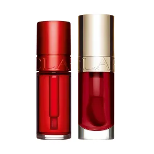 Clarins Lip Comfort Oil | Hydrating, Nourishing and Moisturizing Lip Oil | Sheer, High Shine Finish | Soothes, Comforts and Protects Lips | Visibly Plumps | 93% Natural Ingredients | 0.2 Ounces
