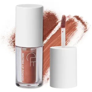 Cle Cosmetics Lip Powder, Beauty and Makeup Essential that Turns Powder to Tint when Applied as Lip Stain, Lip Tint or on Cheeks and Eyes, Long-lasting, Matte Finish - Hot Choco, 0.07 oz
