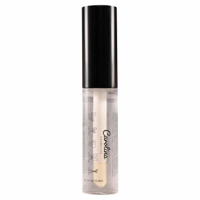 Clear Quartz Lip Gloss with Sunflower Seed Oil - Hydrating, Vegan, Non-Sticky - With Cacao & Grape Seed Oils - 5g/0.18oz