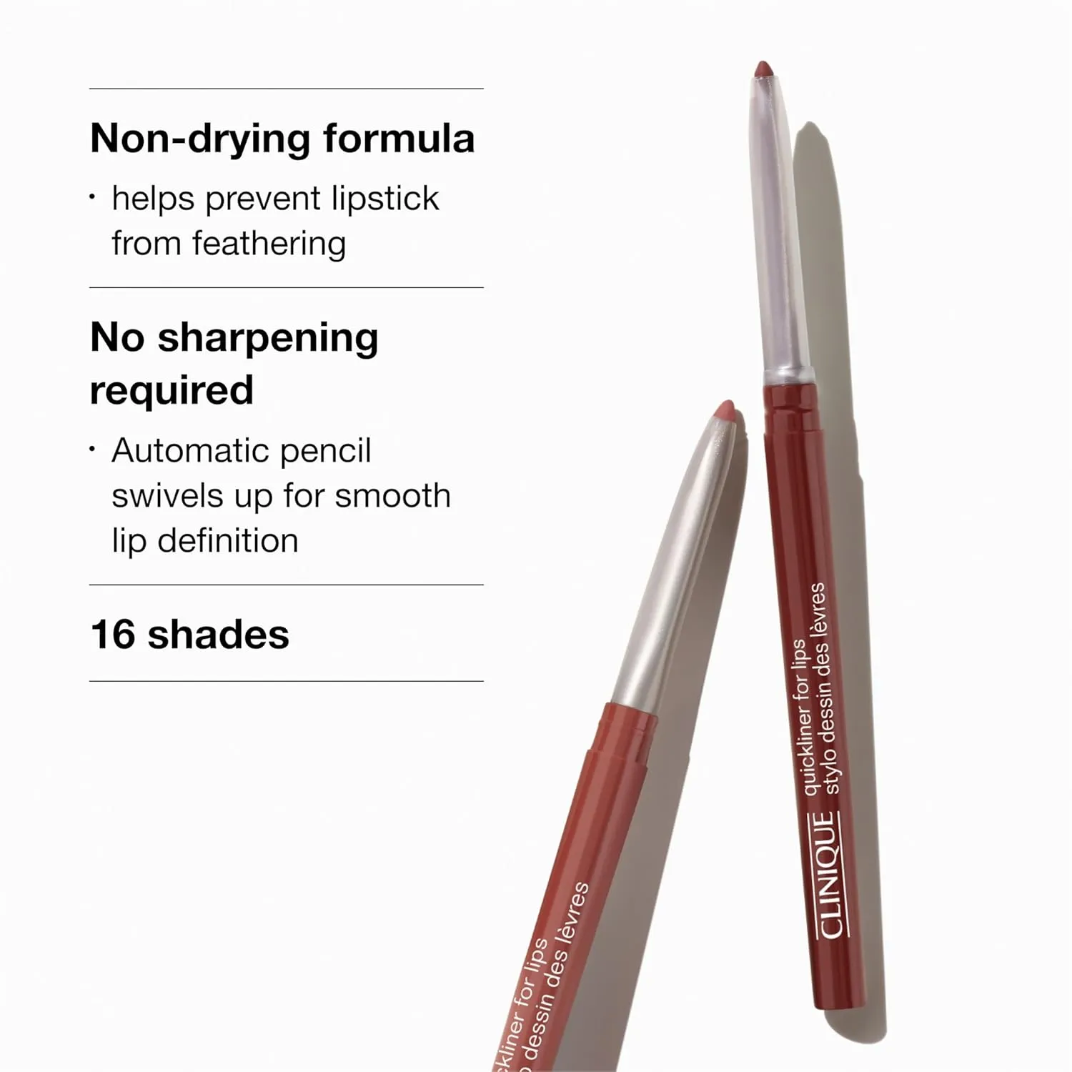 Clinique Long Lasting Quickliner Lip Liner | Non-Drying   No Sharpening