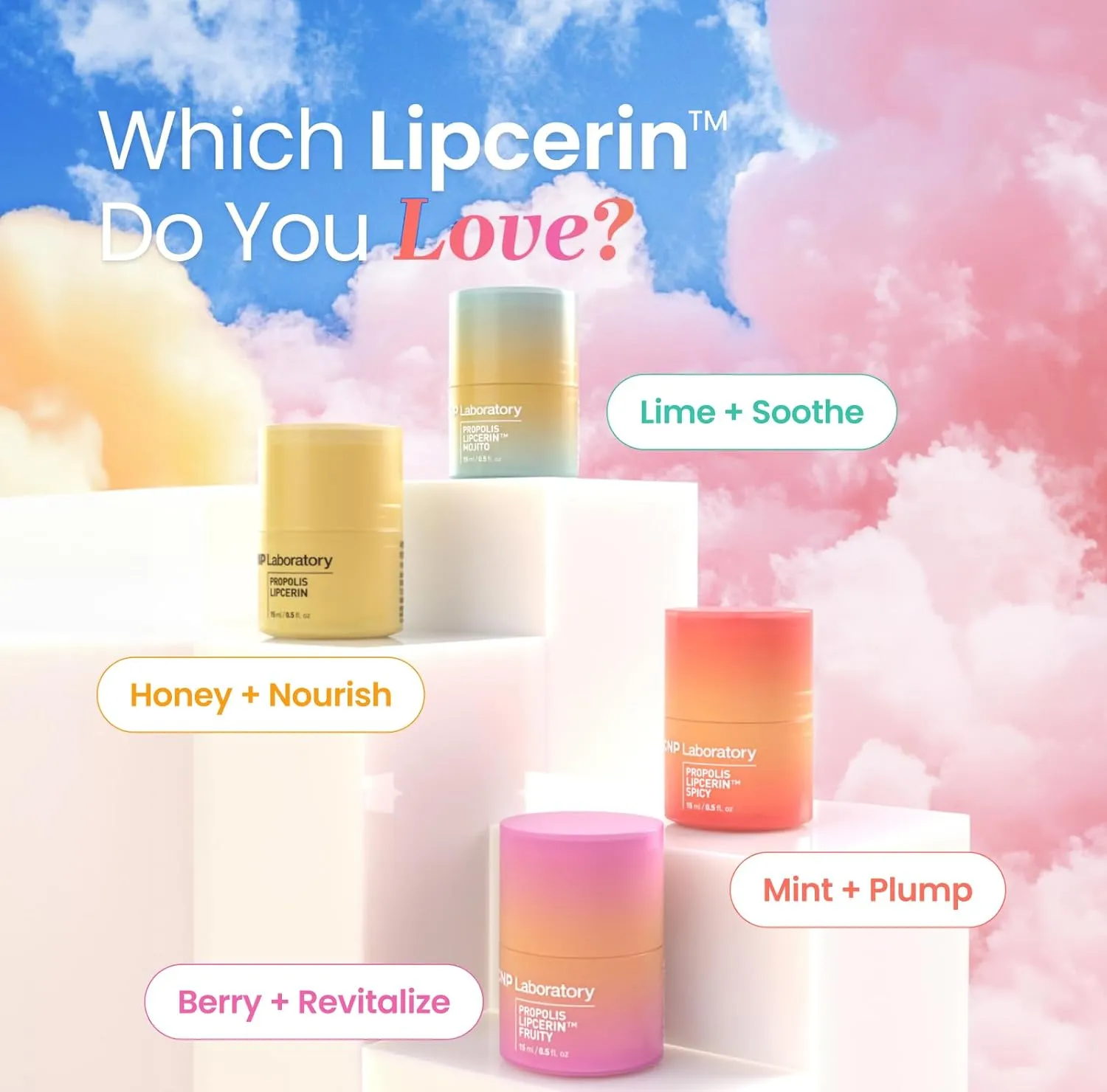 CNP Honey Lip Butter - Propolis Lipcerin™ 04 Mint, Hydrating Overnight Manuka Lip Balm & Mask, Plumping, 12hrs Long-lasting Moisture, Gifts for Women, Korean Skin Care, 0.5 fl.oz.