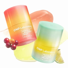 CNP Lip Duo - Honey Lip Butter Bundle | Hydrating Overnight Manuka Lip Balm & Mask, 12hrs Long-lasting Moisture, Gentle Exfoliation, Korean Skin Care
