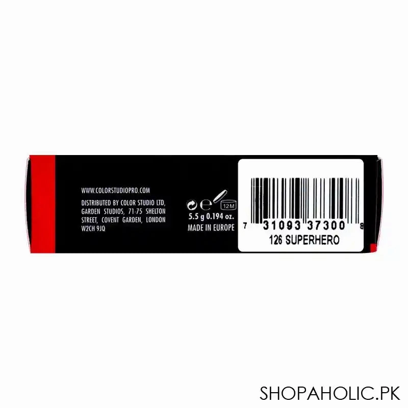 Color Studio Matte Revolution Lipstick, 126 Super Hero