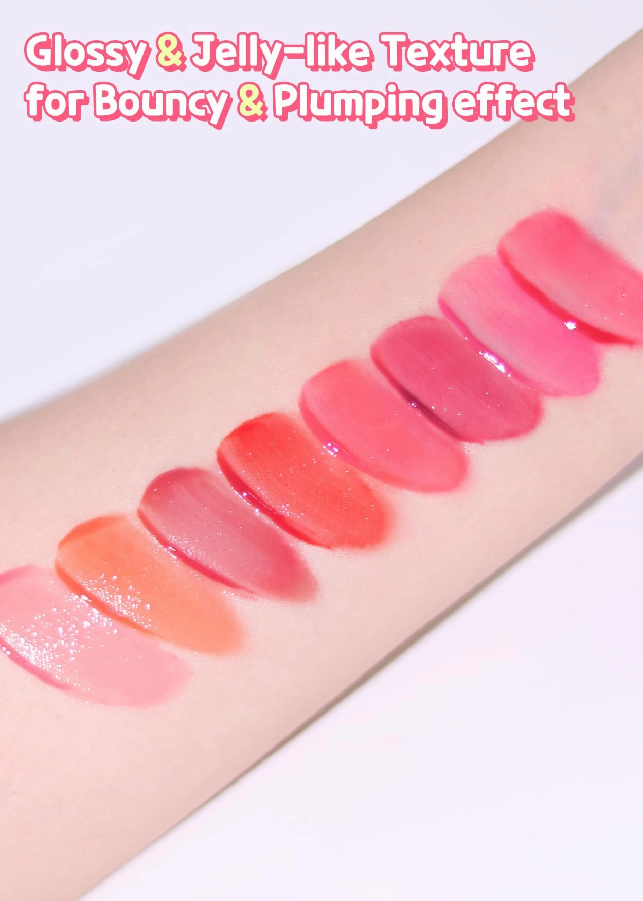 COLORGRAM Juicy Drop Tint 04 Clear Cherry | Juicy Lip Gloss, Glowing Lip Stain with Fruity Colors, Buildable & Blendable, Highly Pigmented