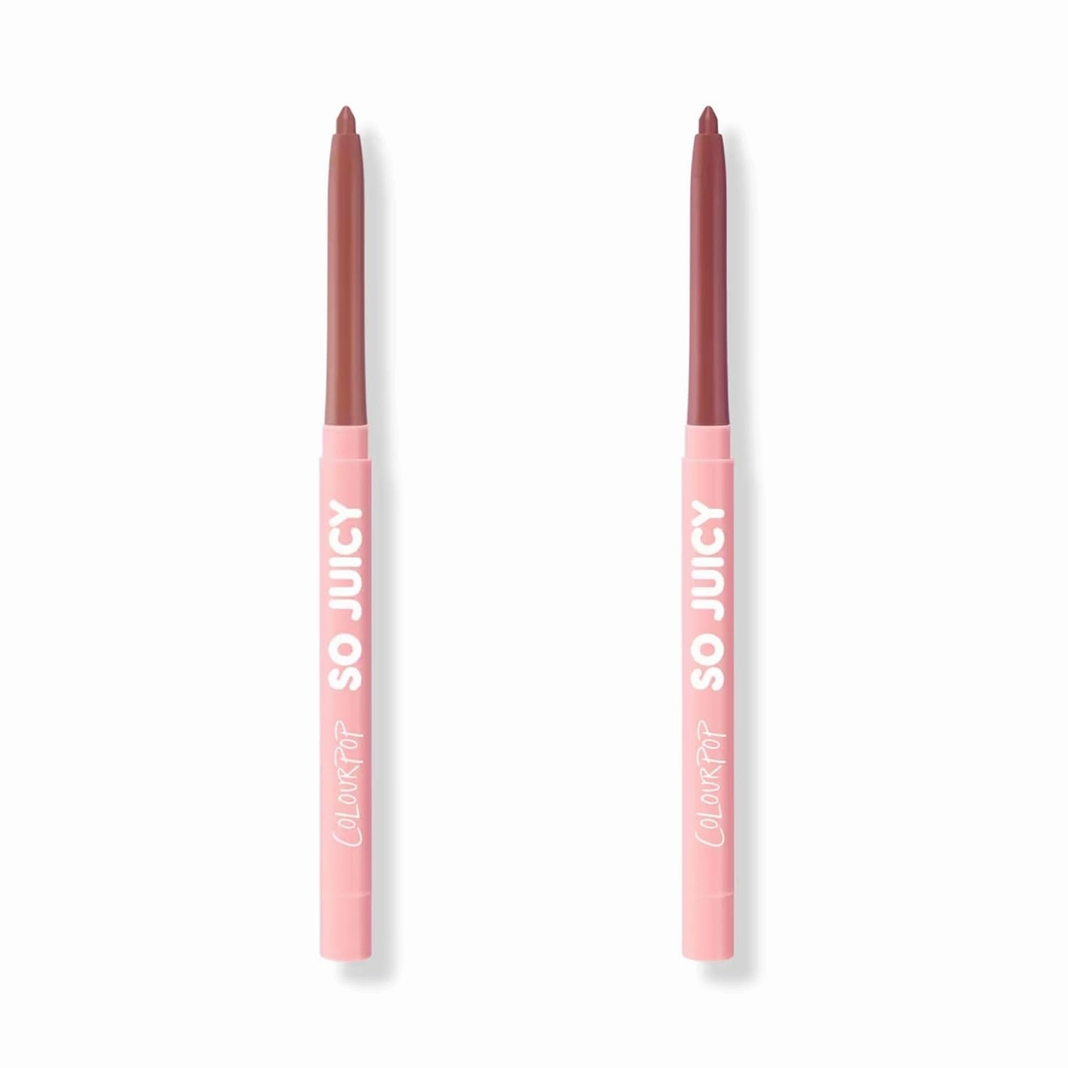 Colourpop So Juicy Plumping Lip Liner with Peptides Bundle - Long Lasting Lip Liner for Visibly Plumped & Shaped Lips - Westwood & Group Chat (Pack of 2, 0.01oz each)