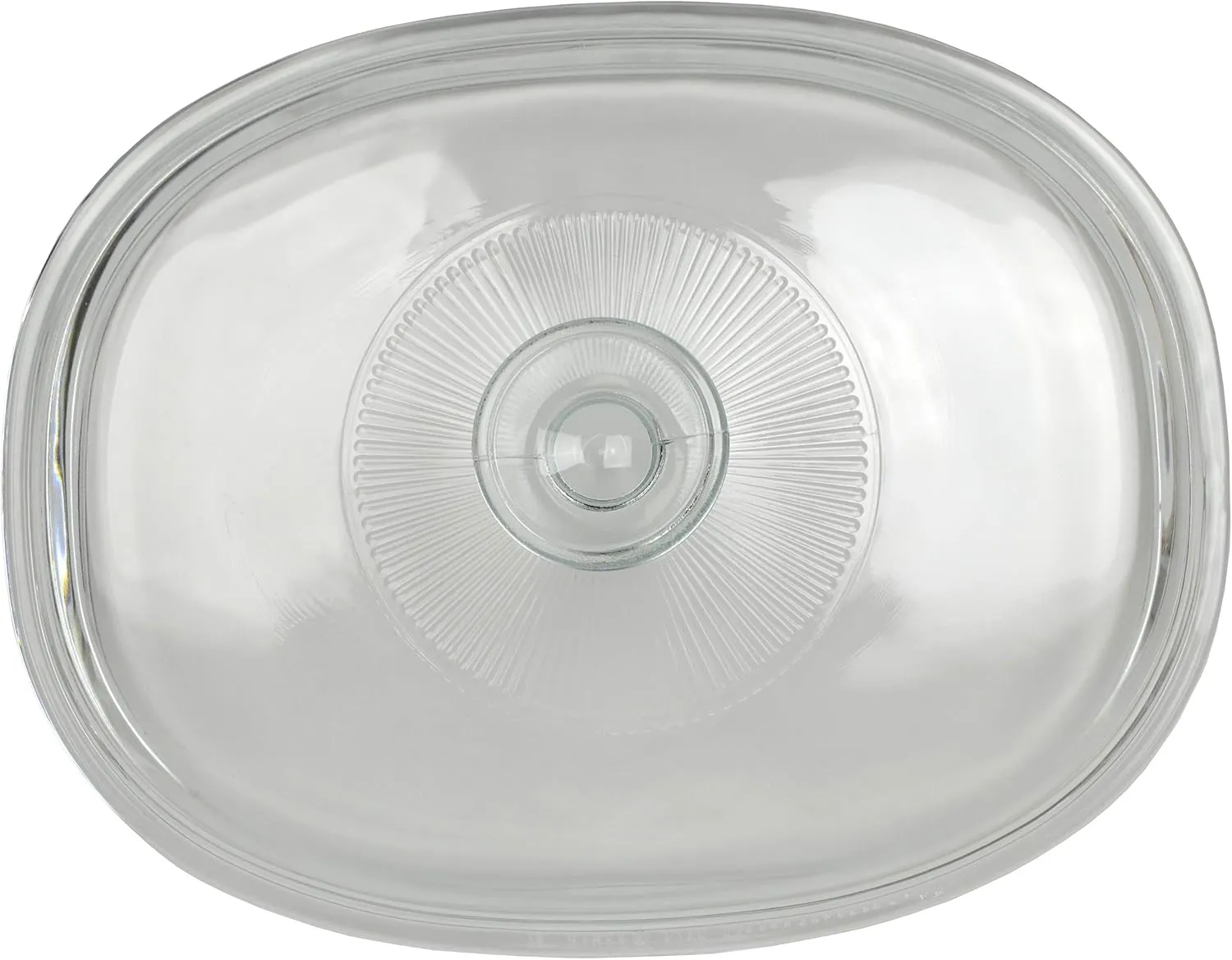 Corningware F-12C 1.5 Quart Oval Glass Lid for 1.5 Quart French White Oval Bakeware Dish Without Handles (Dish Sold Separately)