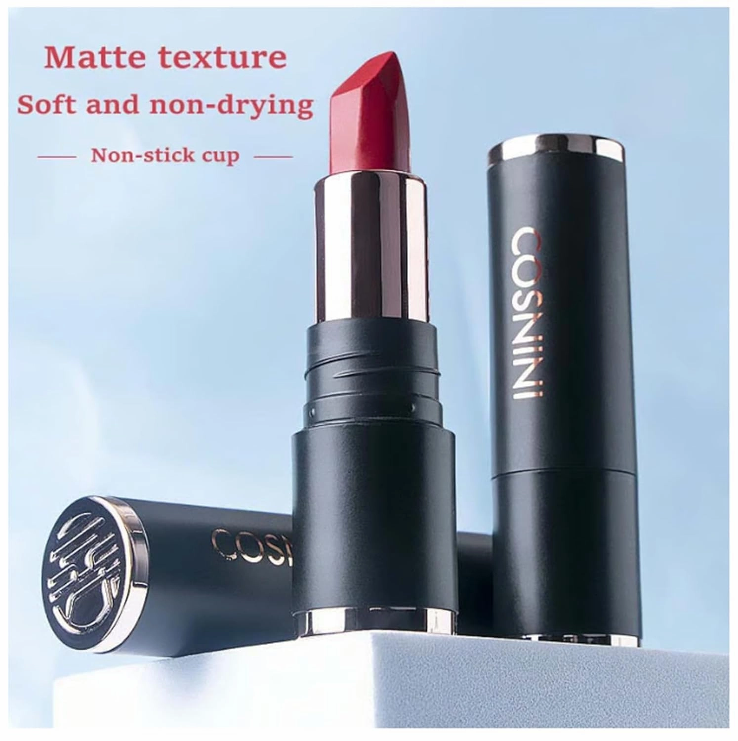 COSNINI Lipstick Waterproof, Cofpecialize Cosnini Lipstick, No Stain On Cup Non-Fading Moisturizing LipLipstick (203#204#202#)