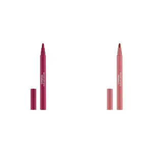 COVERGIRL Outlast Lipstain Bundle - 05 All-Star & 10 Sugey Girl Colors, Vegan Formula