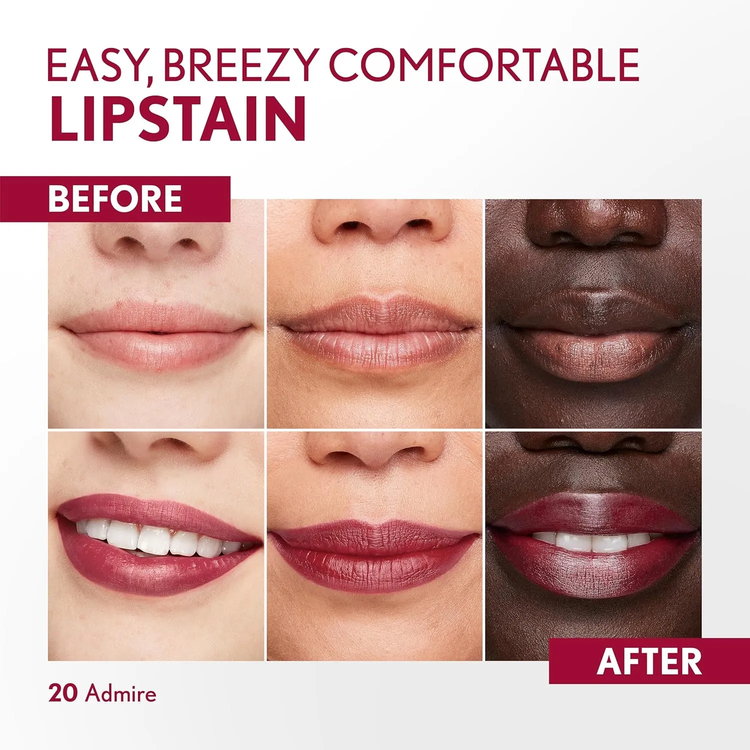 COVERGIRL Outlast Lipstain Bundle - 20 Admire & 10 Sugey Girl Colors