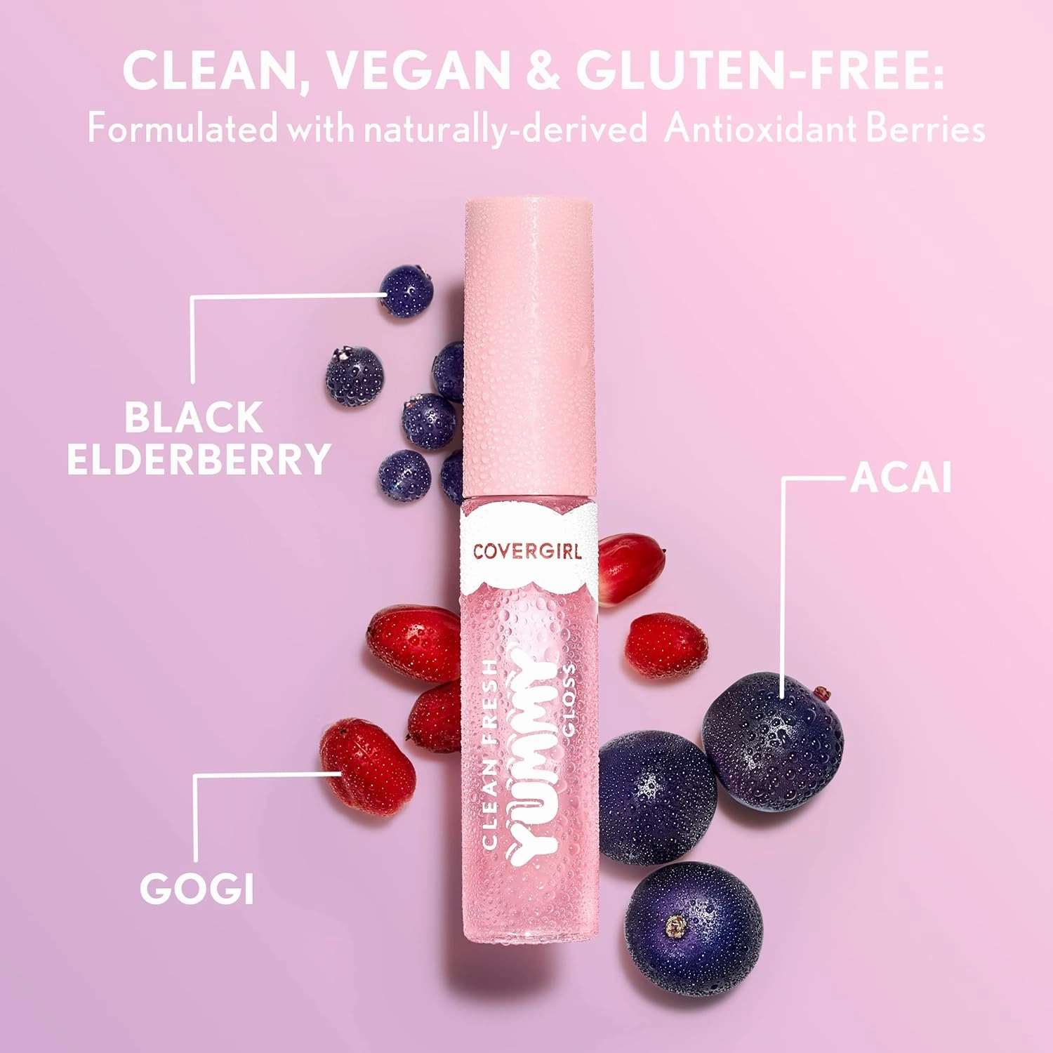 COVERGIRL Clean Fresh Yummy Gloss, But First A Cosmo, Case of 72