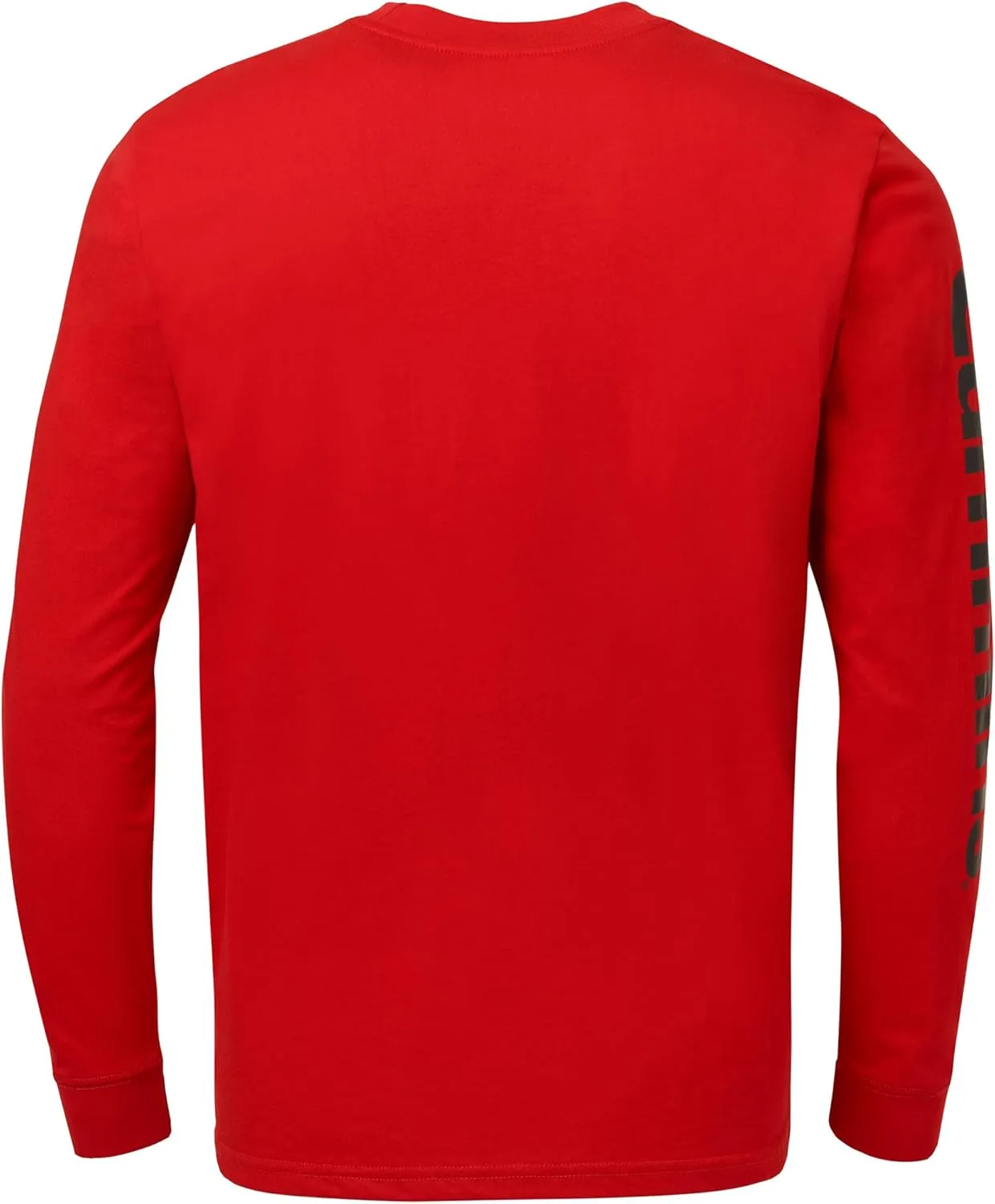 Cummins Long-Sleeve T-Shirt Wordmark Crew Neck Shirt