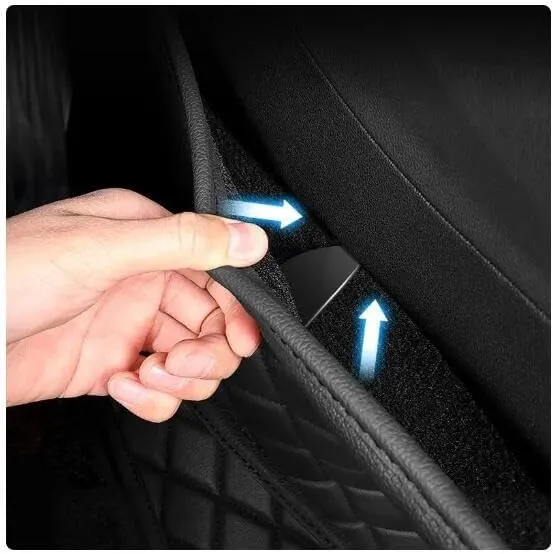 Custom Car Floor Mats Compatible for 2005-2023 Dodge Charger RWD/Chrysler 300 300C RWD All Weather Custom Fit Liners Leather Luxury Floor Liner Protection Carpet Car Interior Accessories (D28)