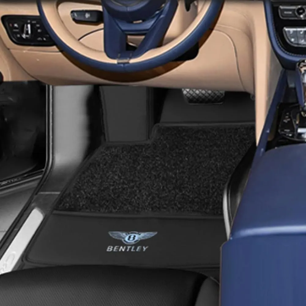 Custom Car Floor Mats for Bentley Bentayga V8/Speed/Hybrid/Diesel 2016-2024 Full Covered Car Floor Liners Non-Slip Carpets All Weather Protection Liners Mats Pads,Pearl White