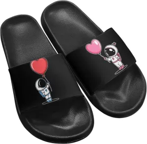 Custom Pillow Slippers for Women Men Non Slip Quick Drying Shower Slides Bathroom Sandals Cushion Thick Sole