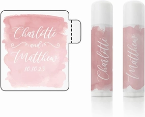 Custom Lip Gloss Balm Waterproof Stickers Labels, Personalized Chapstick Labels,Lip Gloss Labels Customize for Tubes (60 Pcs,45x52mm)
