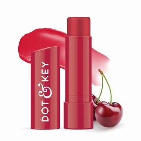 D.o.t & Keey Barrier Repaiir Hydrating Lip Balm SPF 50 | Cherry Crimson | Repairs Damaged Lip Barrier | High Tinted | 4.5 gm