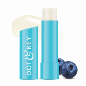D.ot & Key Barrier Repair Hydrating Lip Balm SPF 50 | Blueberry Bliss | Repairs Damaged Lip Barrier | Non Tinted | 4.5 gm