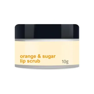 DBE Orange Oil & Sugar Lip Scrub 10g, Removes Dead Skin, Moisturizes & Exfoliate Dry And Flaky Lips, not Contain Artificial Fragrance