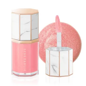 DEARDAHLIA Paradise Aurora Shine Lip Treatment – Hydrating Lip Care with Plant-Based Ingredients, Glass-Like Shine, Non-Sticky & Lightweight, 0.21 fl. oz (STAR DUST, 0.21 fl. oz)