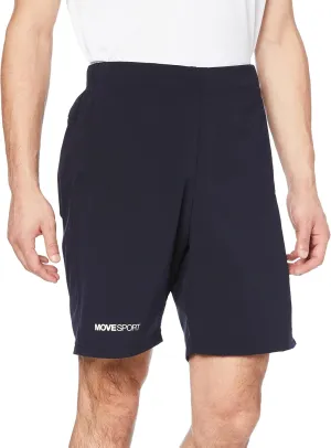 Descente Men's Half Pants, Hip Pocket, Lightweight, Water Repellent, Stretch, Training
