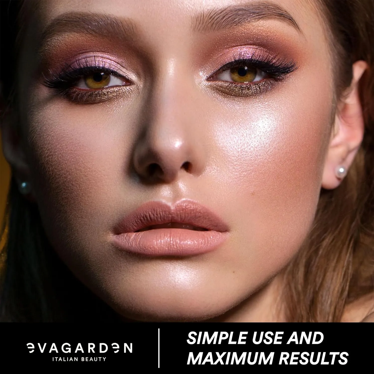 Diamond Lip Gloss - Concentration of Pearls Gives Dazzling Shine - Light and Moisturizing Film with Excellent Hold - Spreads Evenly with No Stickiness - 853 Cheeky - 0.09 oz