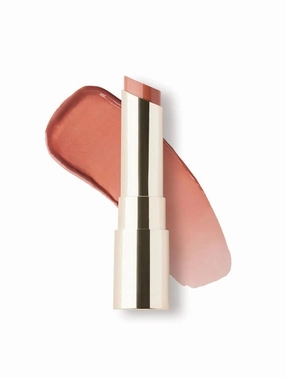 Dibs Beauty - Jam Jam Lip Plumping long-lasting Lipstick Melt - Color: (Fig Fantasy - Caramel Nude) - Size: (2.6 g / 0.09 oz)