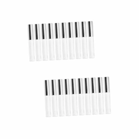 Didiseaon 2sets Fashion Lip Gloss Circular Tubes Lip Tube Gloss Subpackaging Bottle 10pcs*2