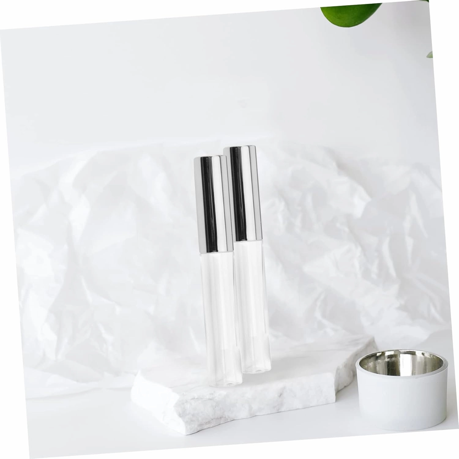 Didiseaon 2sets Fashion Lip Gloss Circular Tubes Lip Tube Gloss Subpackaging Bottle 10pcs*2