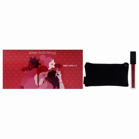 Diego dalla Palma Red Lips Kit - Contains A Push Up Lip Gloss, Lip Liner And A Pouch - Lips Appear Fuller, Softer, And Smoother - For Remarkably Beautiful Full Lips - Enhances The Lip Volume - 3 Pc