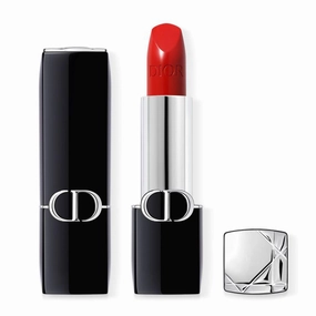 Dior Rouge Couture Colour Lipstick Red Smile Satin # 080 0.12 Ounce