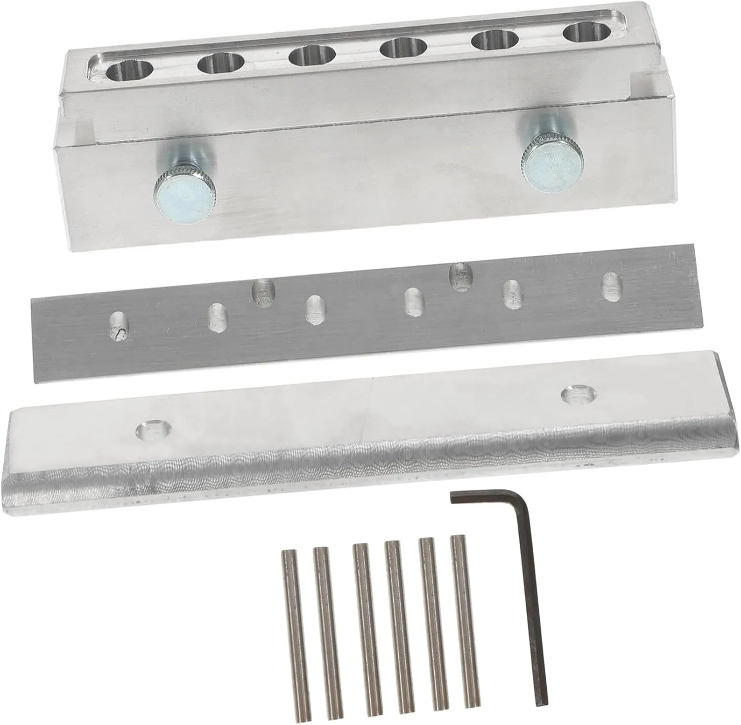 DOITOOL 1 Set 6 Hole Lipstick Mold Lip Tint Lipstick Maker Diy Aluminum Alloy Lip Stick Mold Bracket Manual