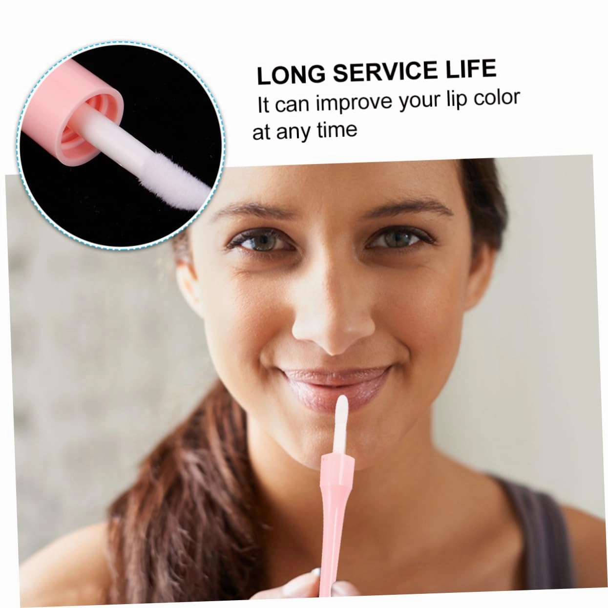 DOITOOL 20 pcs Bottles Bottle for Clear Female DIY Balm Women Gloss Lipstick Cosmetic Refillable Samples