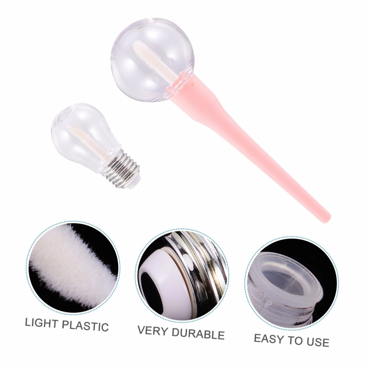 DOITOOL 20 pcs Bottles Bottle for Clear Female DIY Balm Women Gloss Lipstick Cosmetic Refillable Samples