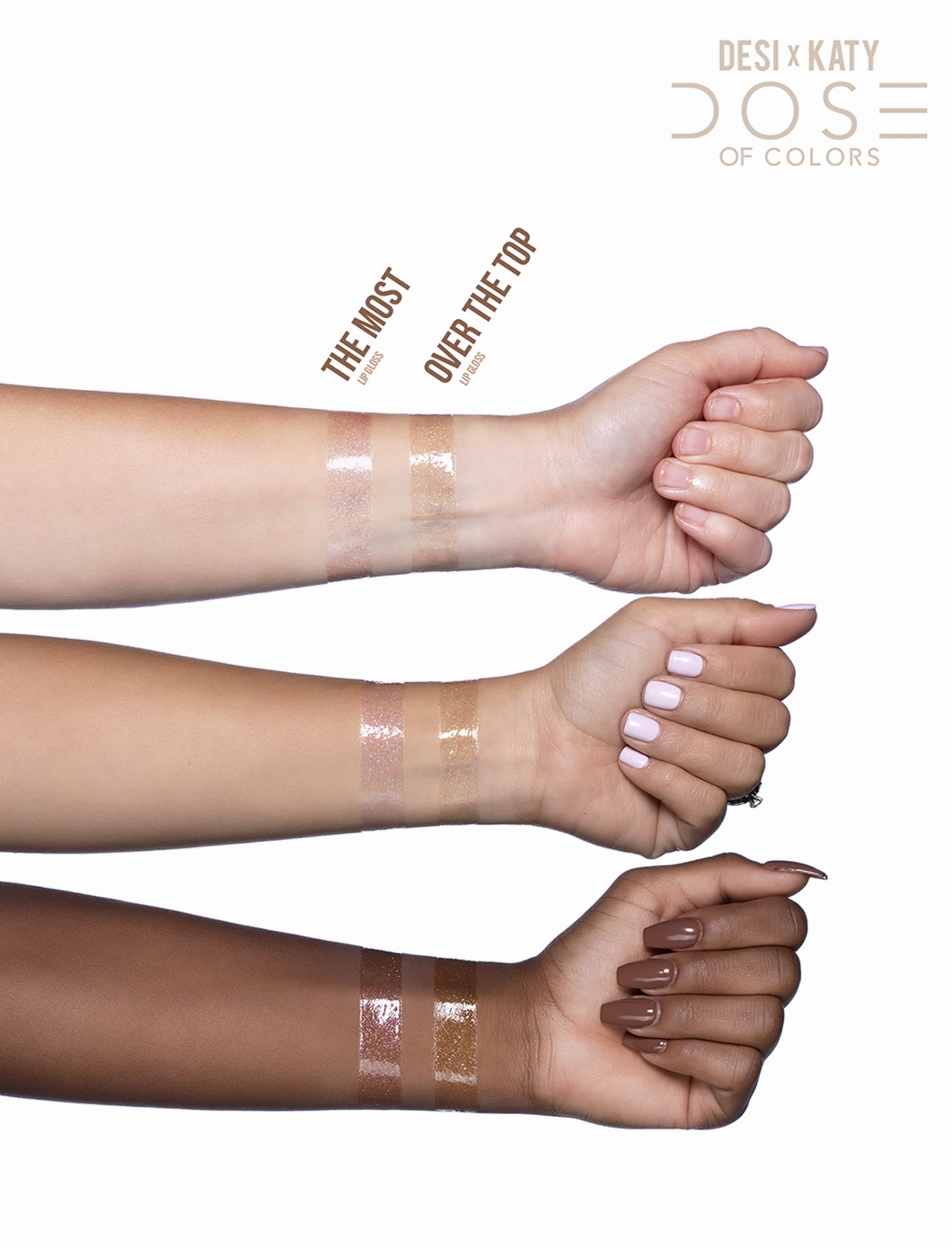 Dose of Colors Desi x Katy Lipgloss in Over The Top