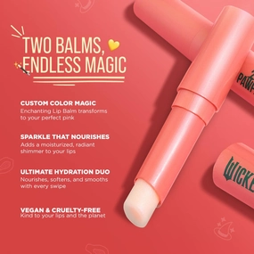 Dr. PawPaw Wicked Glimmer Lip Balm - Moisturizing, Shimmer Tinted Lip Balm for Women - Vegan, Nourishing, Hydrating - 0.1 oz (Pack of 2)