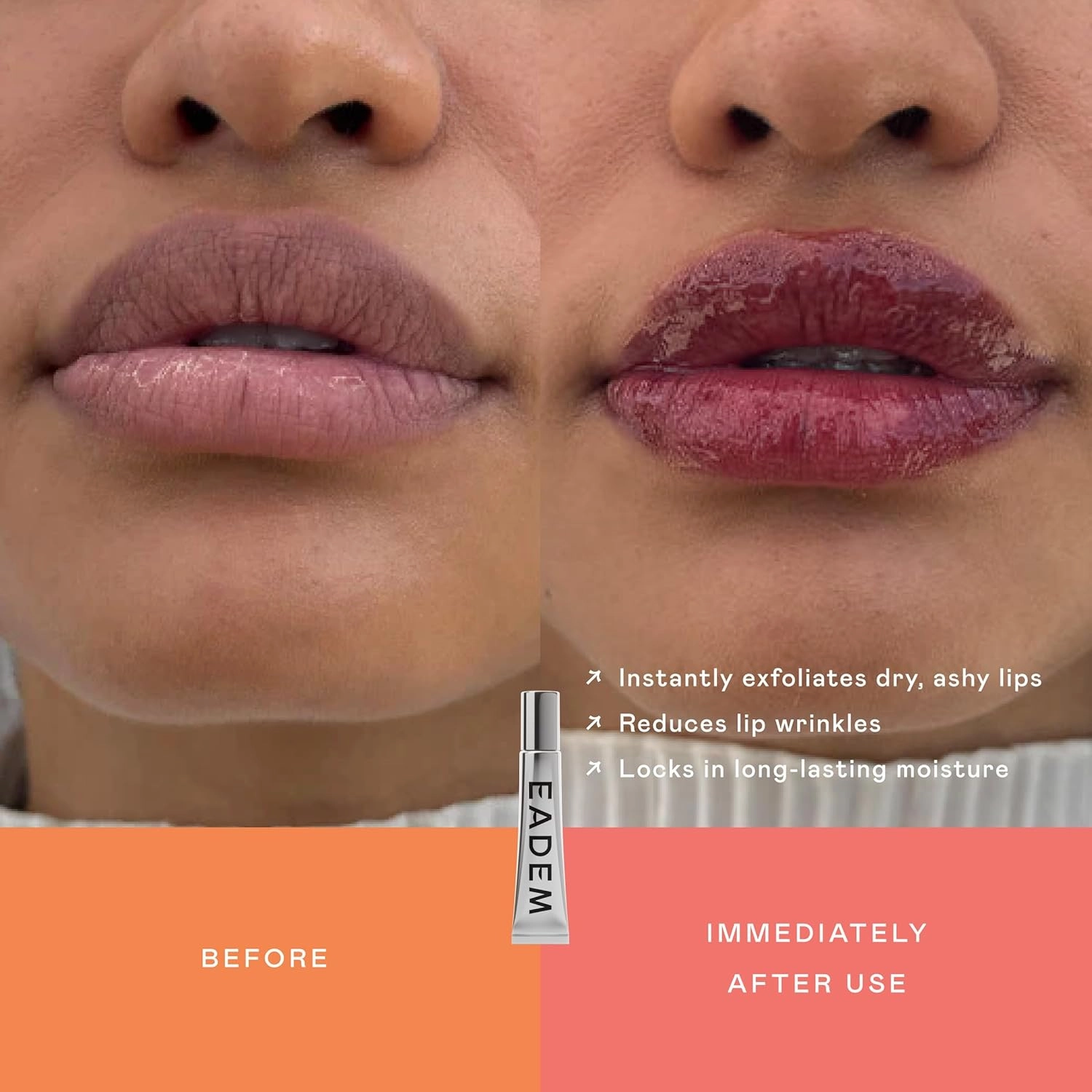 EADEM Le Chouchou Lip Softening Balm, Lip Gloss for Women, Lip Plumper & Lip Mask, Overnight Hydrating & Moisturizing Luxury Lip Balm, 0.5 oz, Boba Bounce