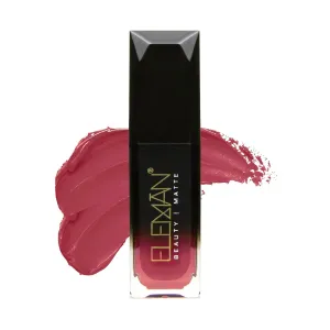 Eleman Beauty Matte Liquid Lipstick – Long-Wearing, Ultra-Pigmented Lip Color with Vitamin E Infusion, Soft-Touch, Feather-Proof, Smudge-Proof, Cruelty-Free Cosmetics, 0.19oz (Miami)
