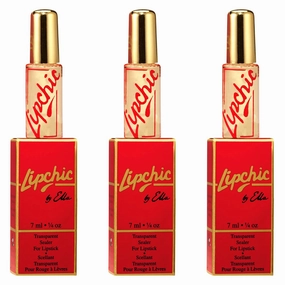 Ella International Lip Chic – 3-Pack All-Day Lipstick Sealer, Smudge-Proof & Long-Lasting, 0.25 oz Each