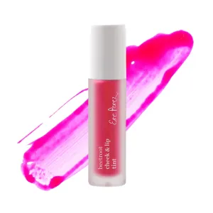 Ere Perez - Natural Beetroot Cheek   Lip Tint | Water-Resistant, Long-Lasting, Hydrating, Vibrant | Blue Agave, Rosehip Oil, Vitamin E | Vegan, Cruelty-Free, Clean Beauty (Fun-Pink)