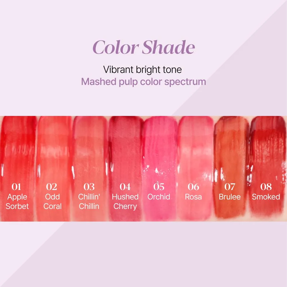 Espoir Couture Lip Tint Glaze #5 Orchid 0.19oz | Volumizes & High-Shine Lip Plumper | Long-Lasting Vibrant Color | Thickening radiance Lip Stain | Tinted Lip Moisturizer | Korean Lip Makeup