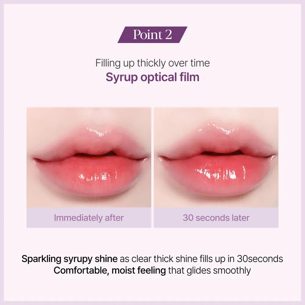 Espoir Couture Lip Tint Glaze #5 Orchid 0.19oz | Volumizes & High-Shine Lip Plumper | Long-Lasting Vibrant Color | Thickening radiance Lip Stain | Tinted Lip Moisturizer | Korean Lip Makeup